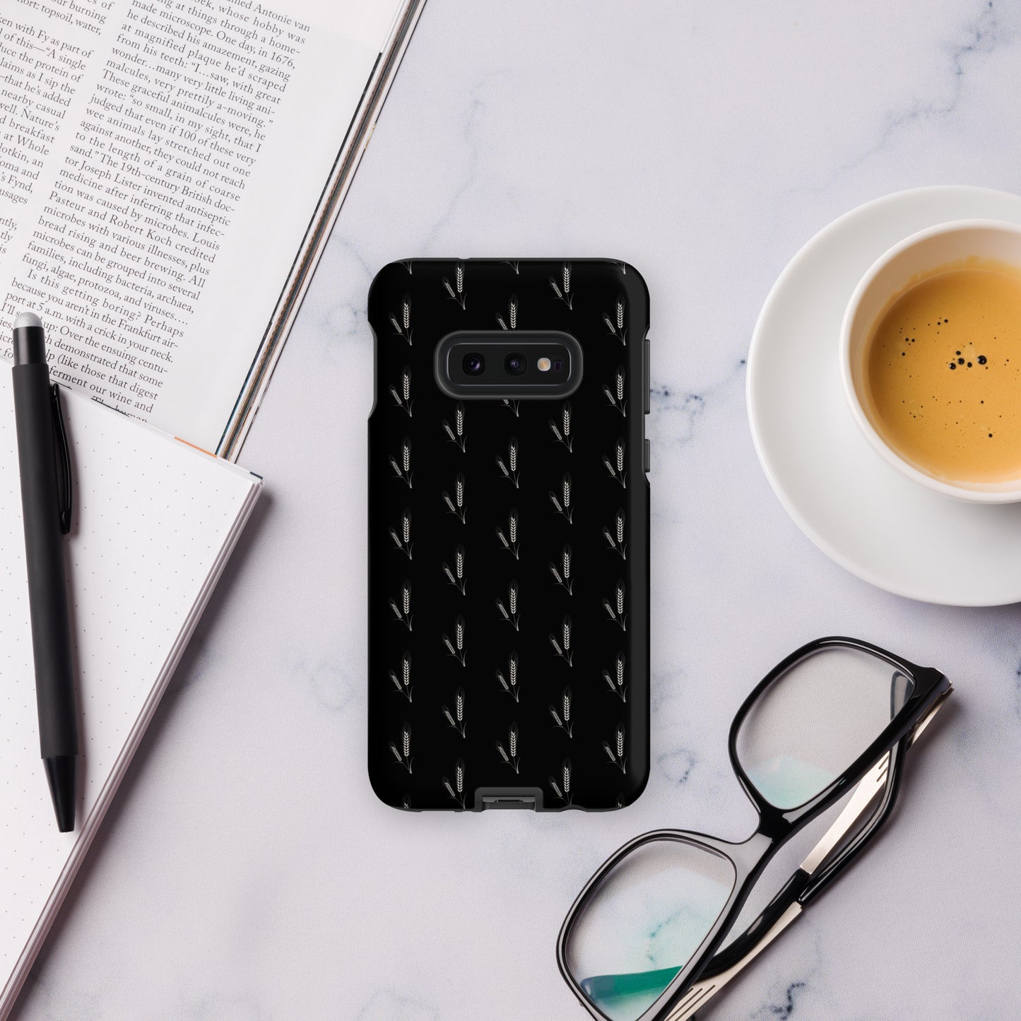 Grano Pattern Tough Case for Samsung® - Black-2