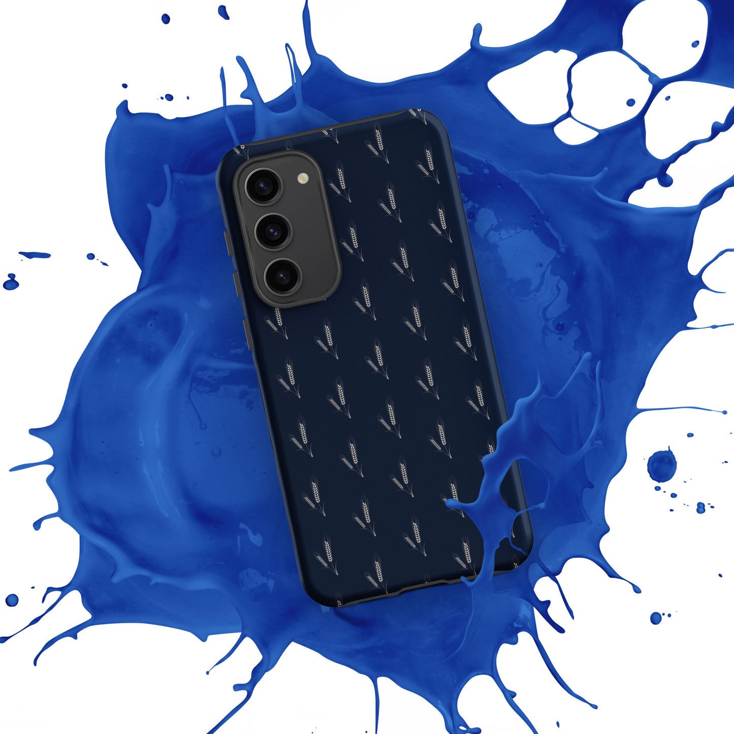 Grano Pattern Tough Case for Samsung® - Navy-45