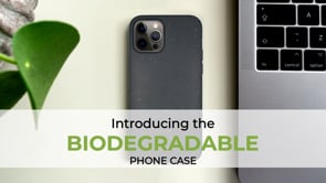 Honey Bee -  Biodegradable Phone Case - Yellow, Orange and Black-3