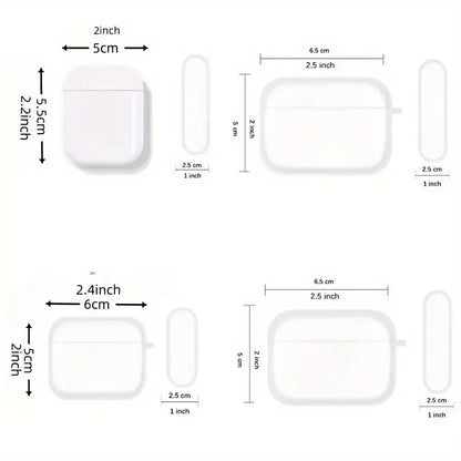 Summer Semi-transparent Cute Watermelon For Apple Airpods4 Airpods3 Airpods 2 1 Pro 2 Earbuds Protective Case Wireless Bluetooth