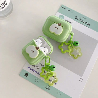 Case For Apple Airpods Pro 2 Cases Simple Airpods 4 Pro For 4/1/2/3 Silicon Green and YellowEarphone Cover Air pod 4 Pro2 Case