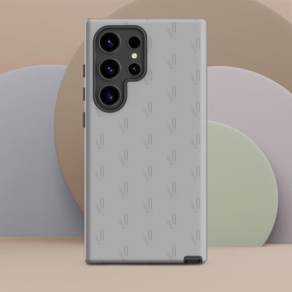 Grano Pattern Tough Case for Samsung® - Grey-19