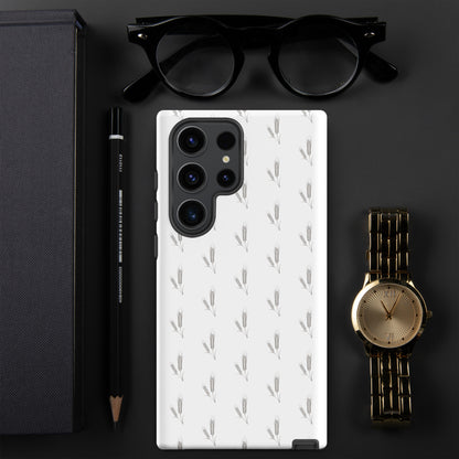 Grano Pattern Tough Case for Samsung® - White-16