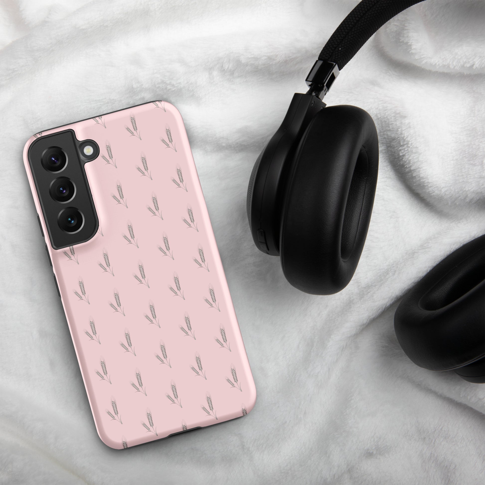 Grano Pattern Tough Case for Samsung® - Rose-11