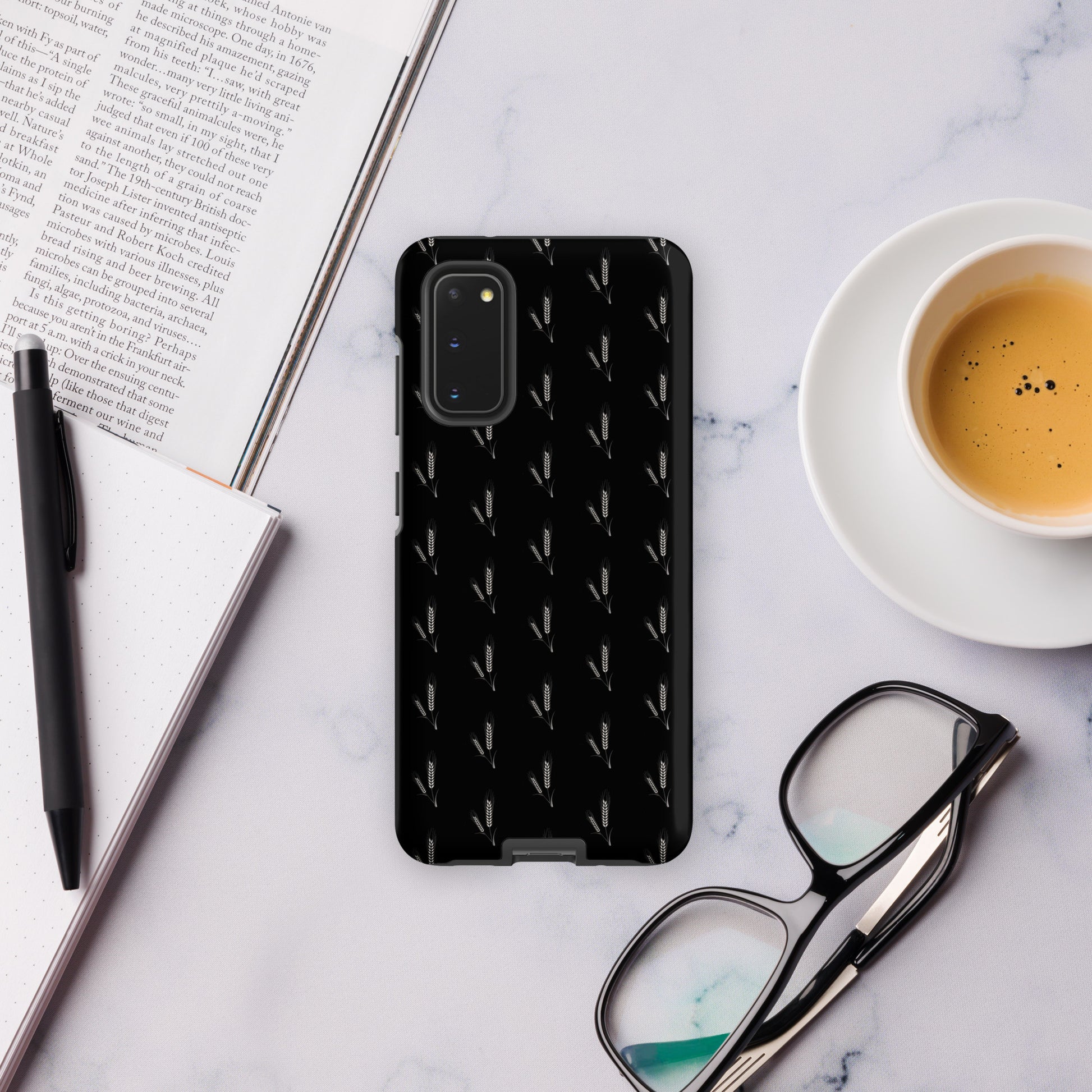 Grano Pattern Tough Case for Samsung® - Black-3