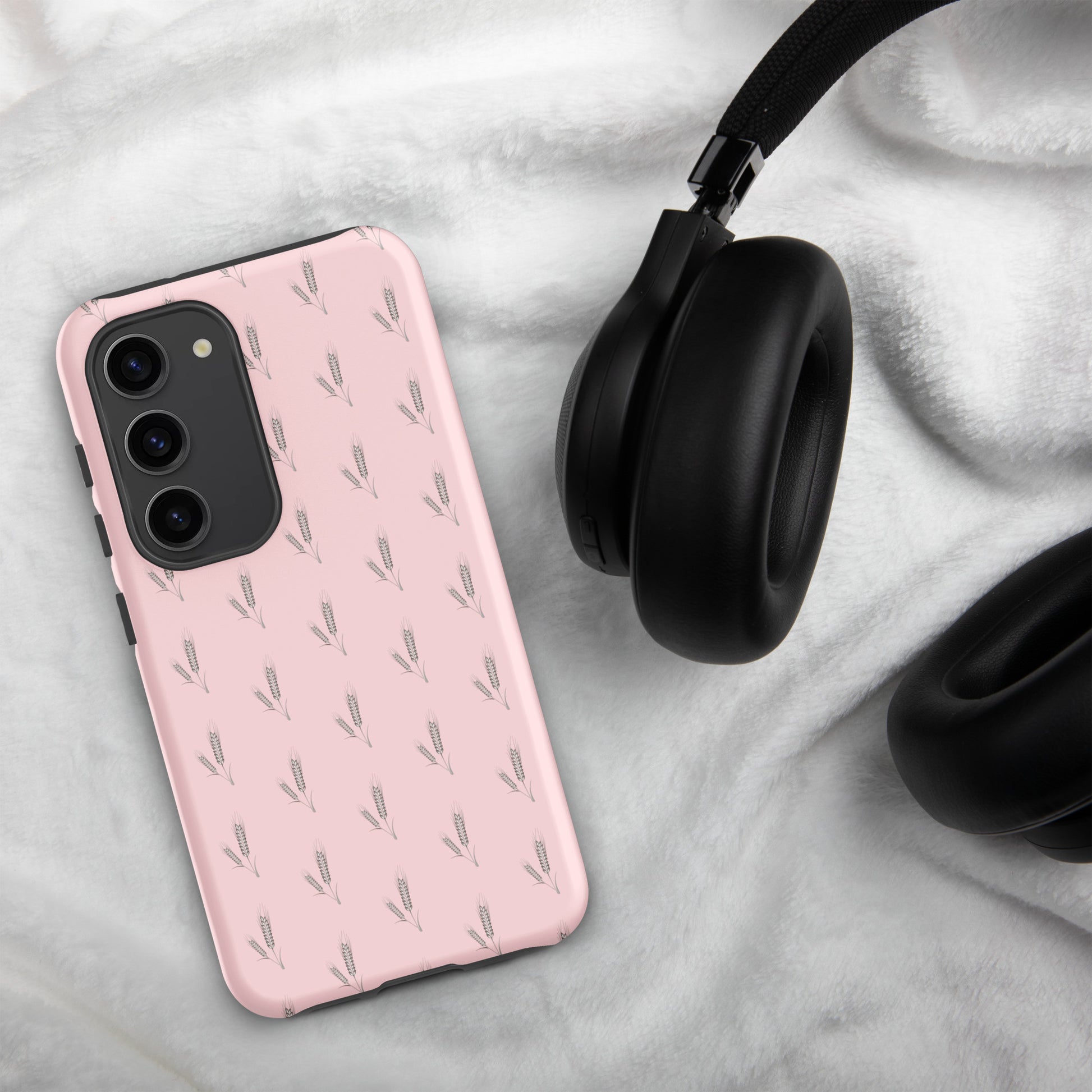 Grano Pattern Tough Case for Samsung® - Rose-14