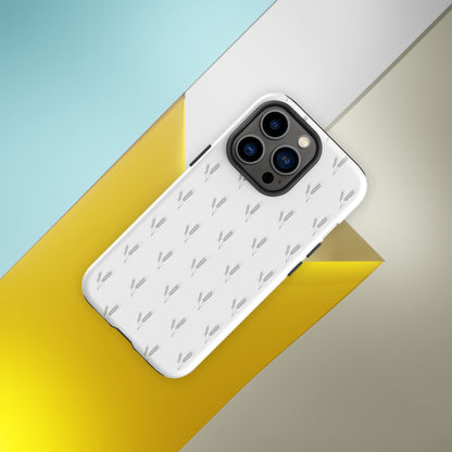 Grano Pattern Tough Case for iPhone® - White-9