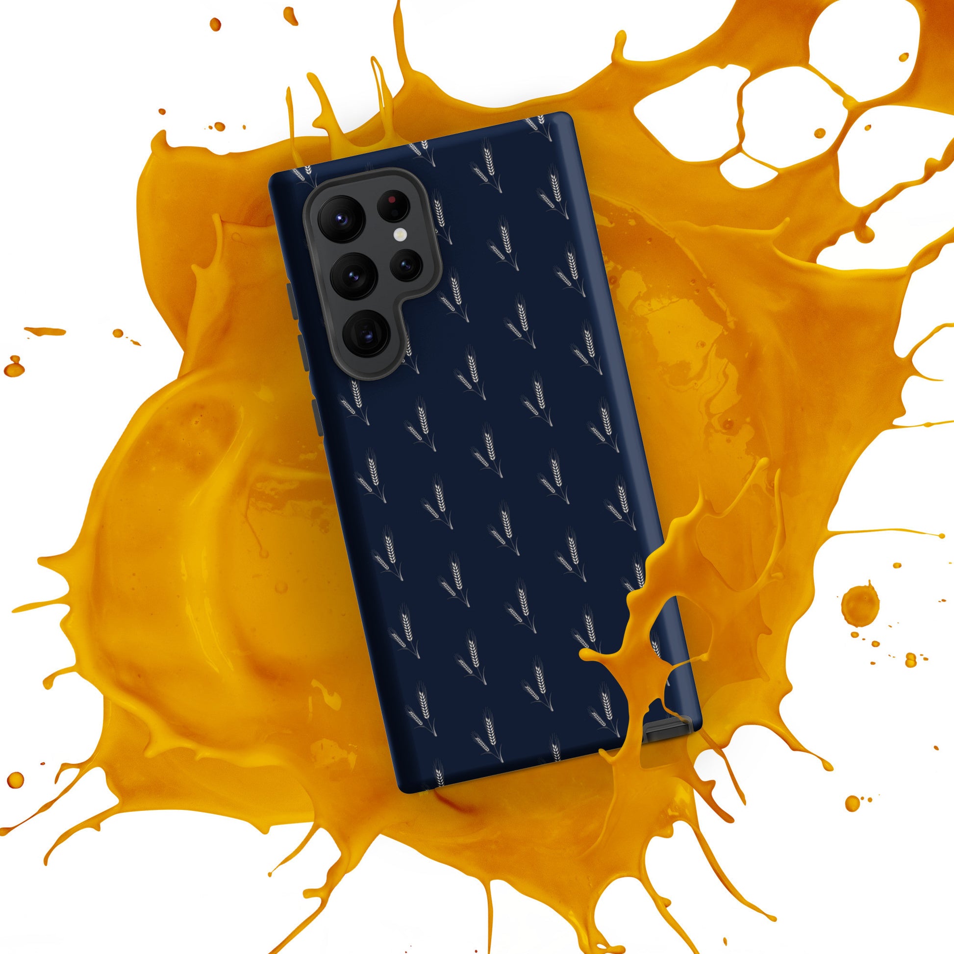 Grano Pattern Tough Case for Samsung® - Navy-40