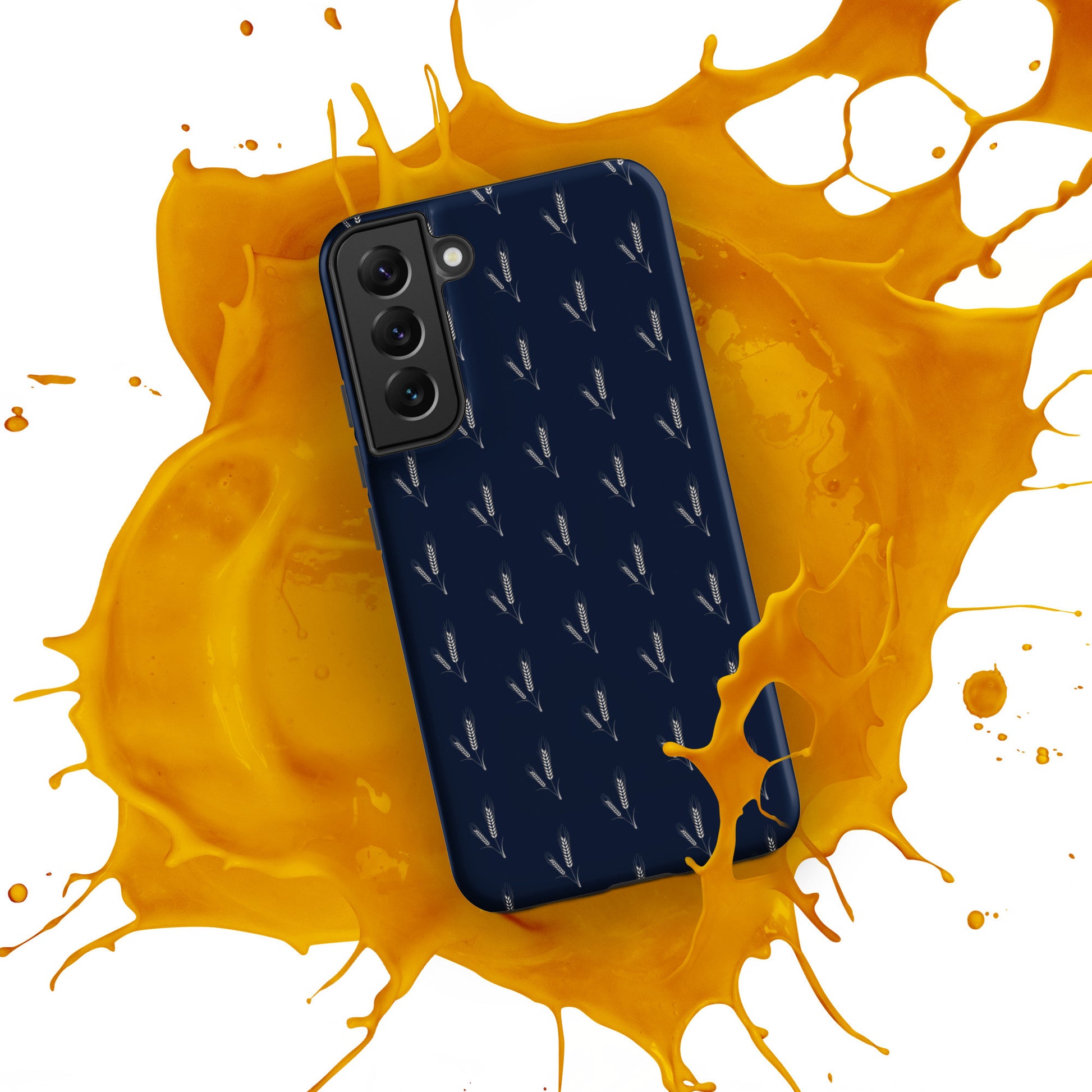 Grano Pattern Tough Case for Samsung® - Navy-37