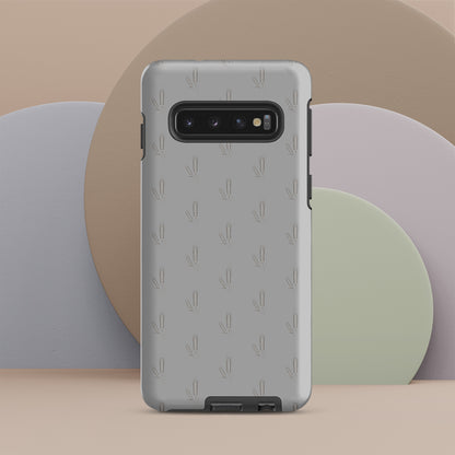 Grano Pattern Tough Case for Samsung® - Grey-1