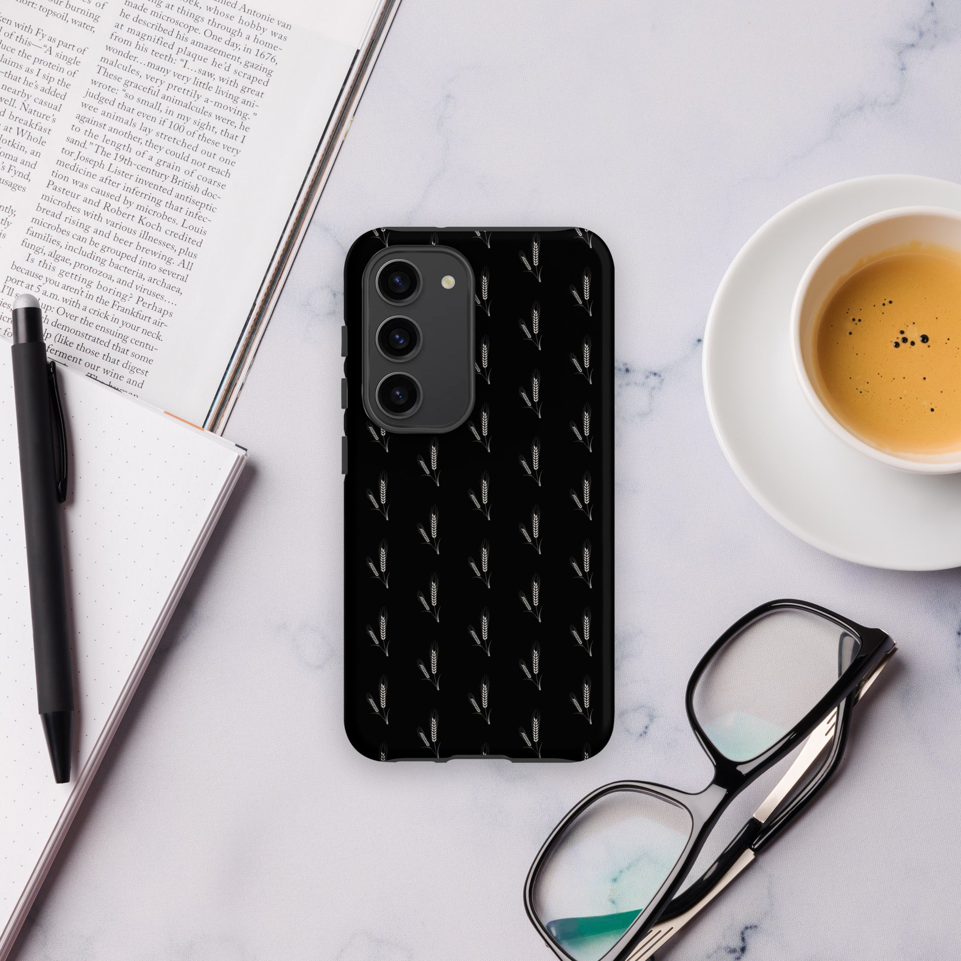 Grano Pattern Tough Case for Samsung® - Black-14