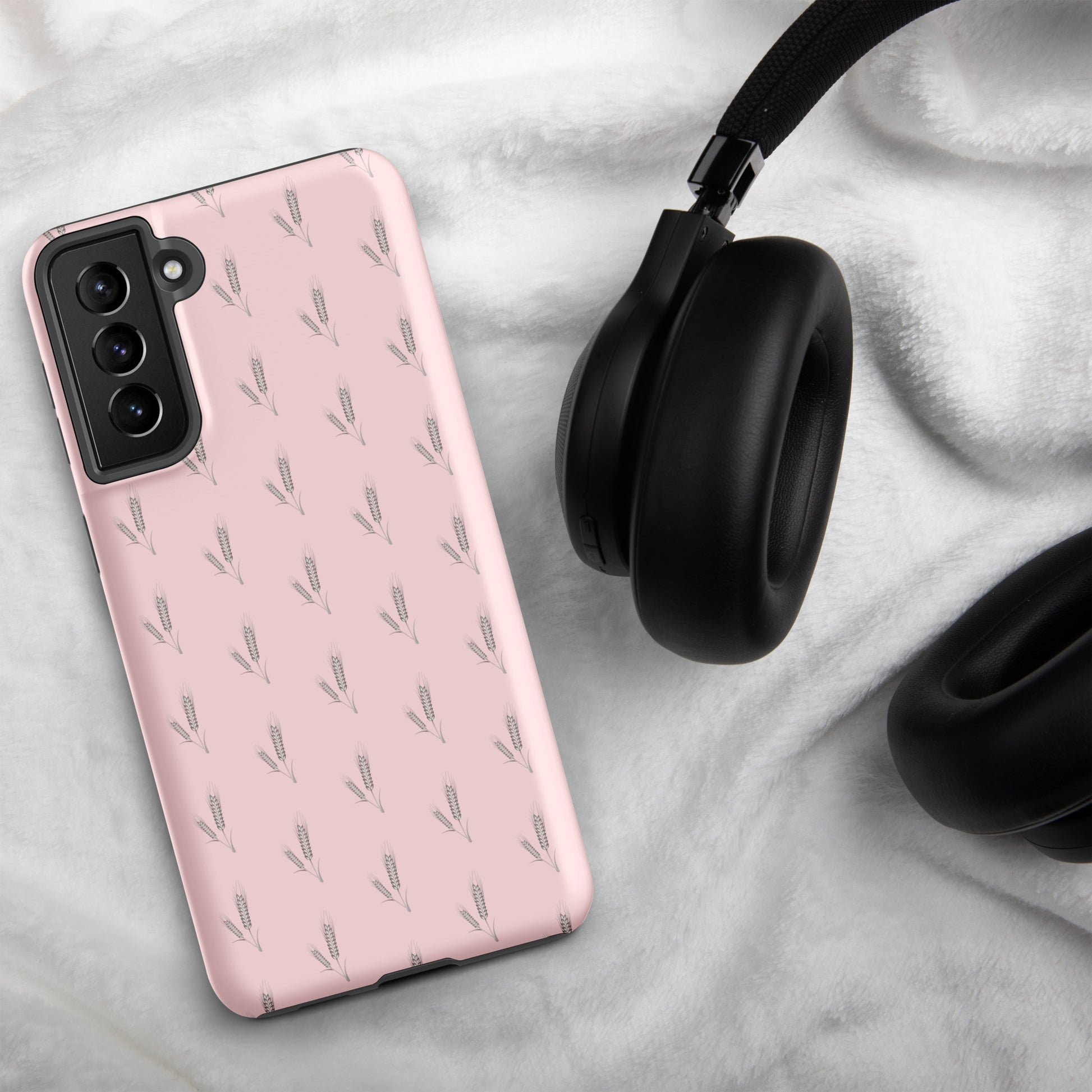 Grano Pattern Tough Case for Samsung® - Rose-8