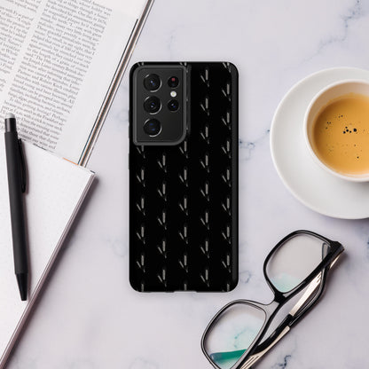 Grano Pattern Tough Case for Samsung® - Black-9