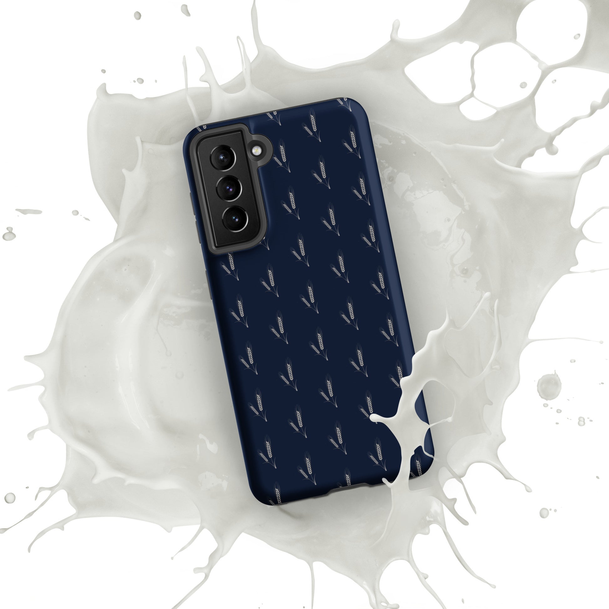 Grano Pattern Tough Case for Samsung® - Navy-32