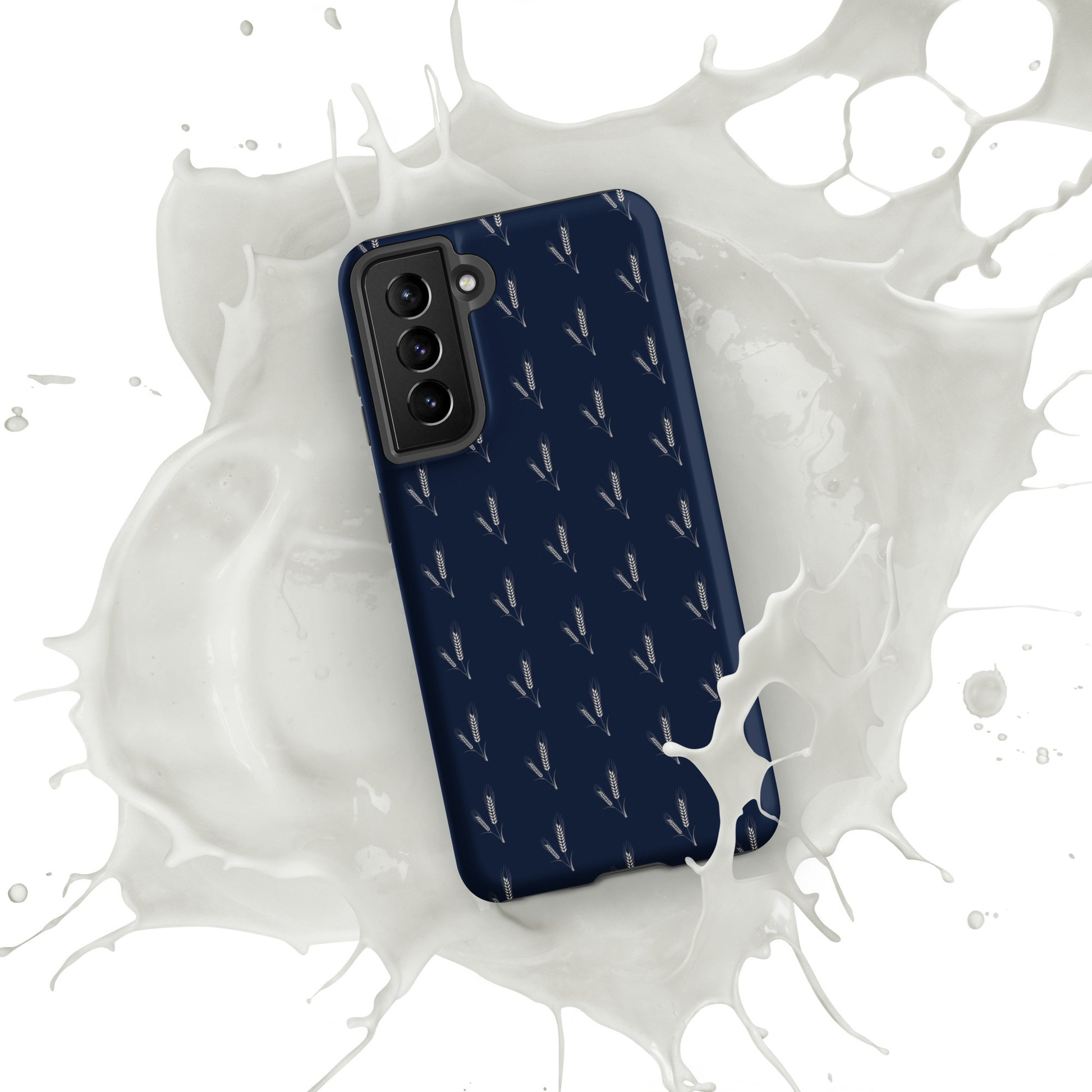 Grano Pattern Tough Case for Samsung® - Navy-23
