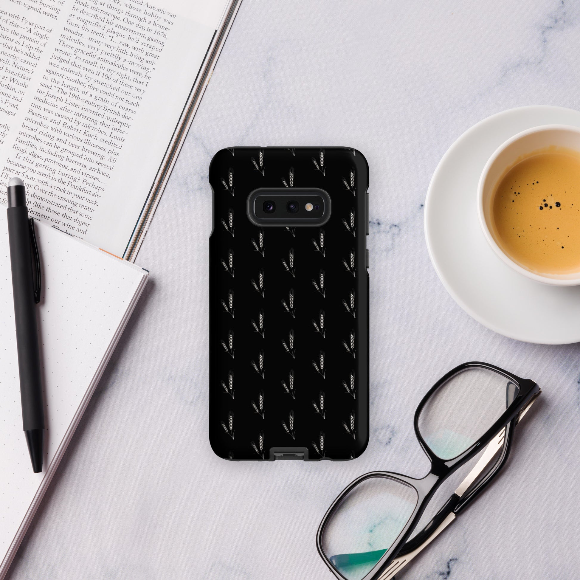 Grano Pattern Tough Case for Samsung® - Black-2
